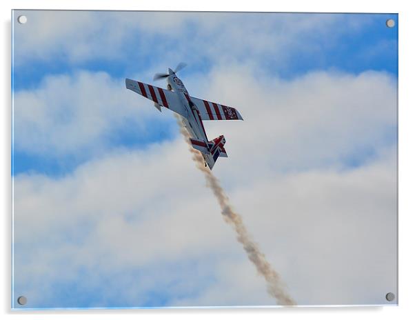  redbull air race Acrylic by nick wastie