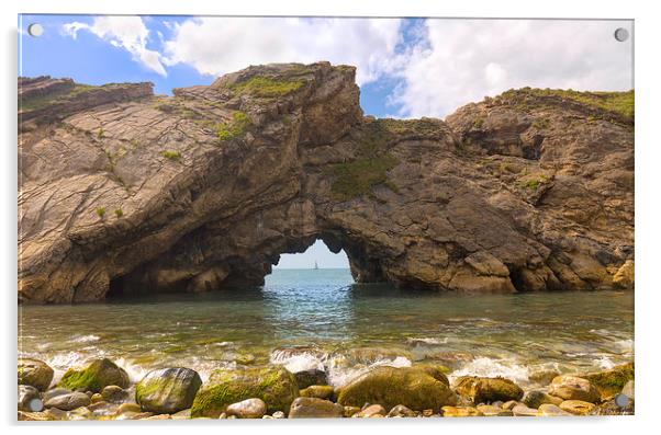  Stair Hole. Acrylic by Mark Godden