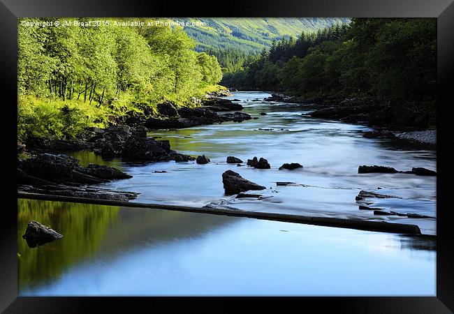  The River Orchy in Summer Framed Print by Jane Braat