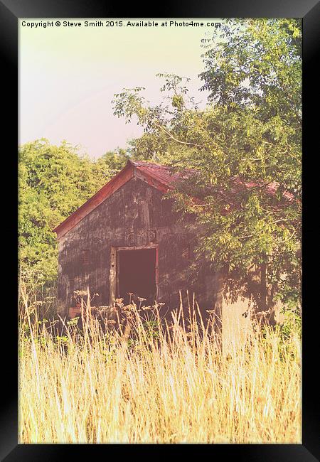 Abandoned Firework Shack Framed Print by Steve Smith