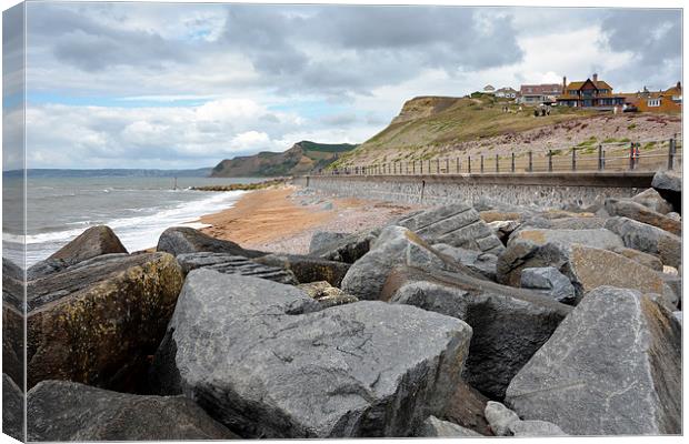  West Bay Looking towards Thorncombe Beacon Canvas Print by Gary Kenyon