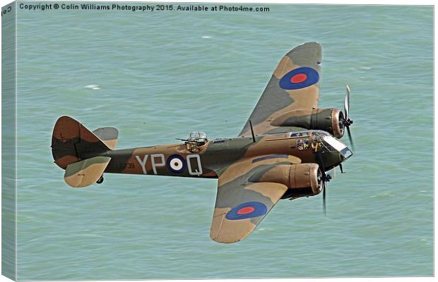   Bristol Blenheim from Beachy Head Canvas Print by Colin Williams Photography