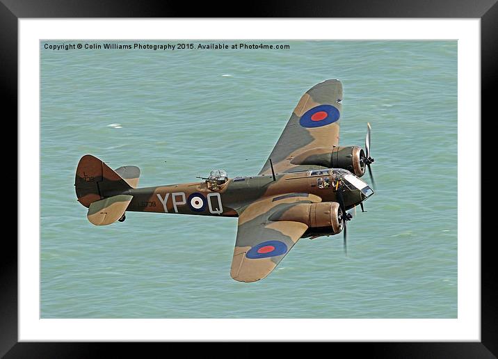   Bristol Blenheim from Beachy Head Framed Mounted Print by Colin Williams Photography