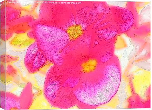 Sugary Summer Pink Delight! Canvas Print by Eleanor McCabe