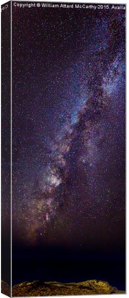 Milky Way Canvas Print by William AttardMcCarthy
