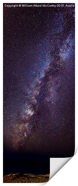 Milky Way Print by William AttardMcCarthy