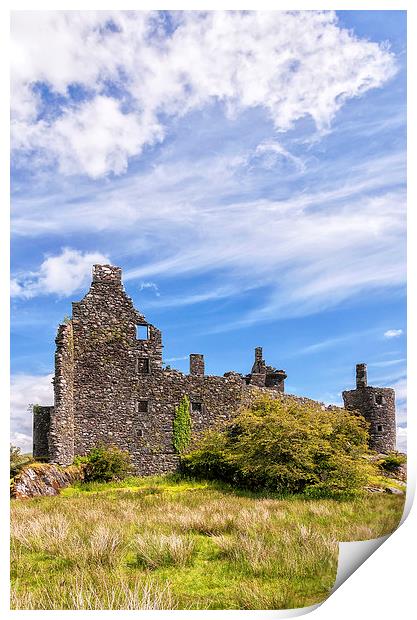 Kilchurn Castle Scottish Ruin Print by Antony McAulay