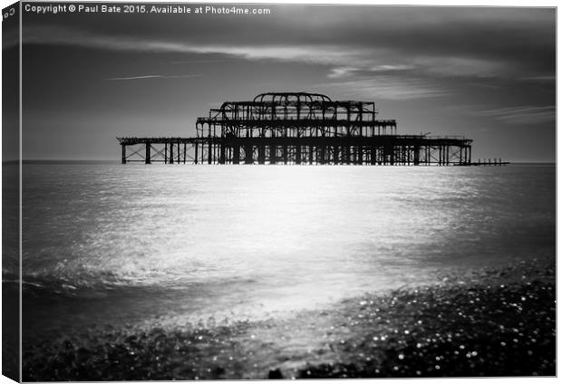  The Old Pier II Canvas Print by Paul Bate