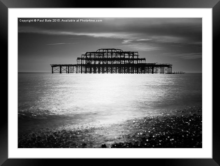  The Old Pier II Framed Mounted Print by Paul Bate