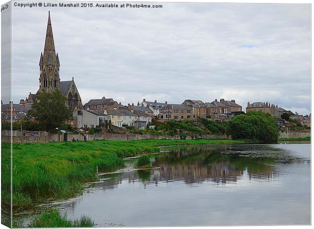 Kelso- Scotland.  Canvas Print by Lilian Marshall