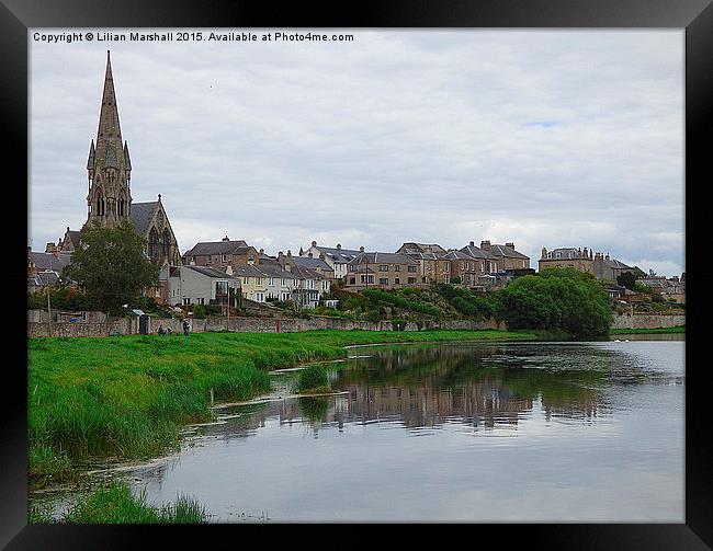 Kelso- Scotland.  Framed Print by Lilian Marshall