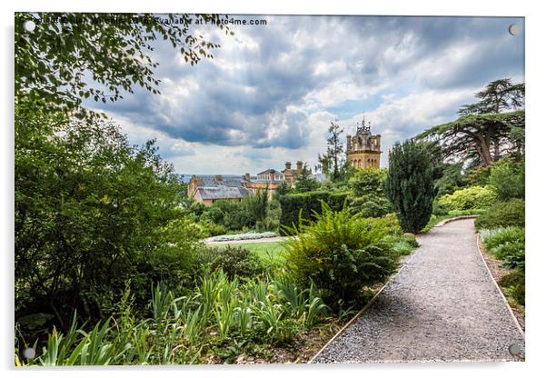  Hestercombe Gardens Acrylic by Rich Wiltshire