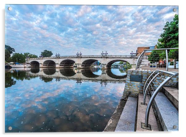 Kingston Bridge Acrylic by Colin Evans