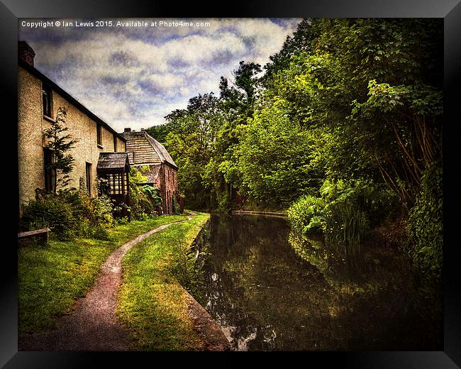  The Towpath At Talybont Framed Print by Ian Lewis
