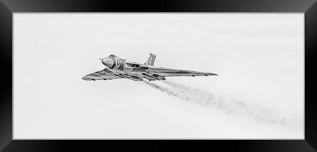  Vulcan XH558 One Last Time Framed Print by Nigel Jones