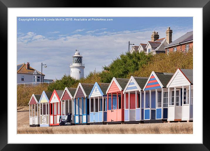  Southwold Seafront Framed Mounted Print by Colin & Linda McKie