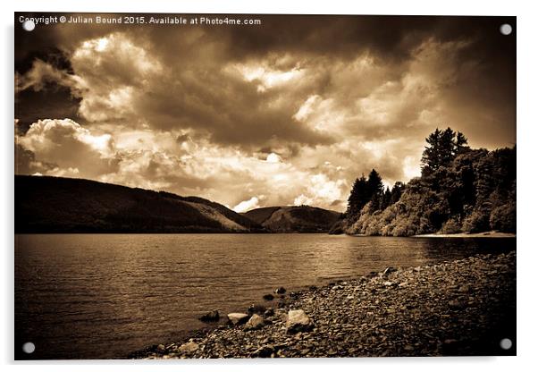   Lake Vyrnwy, Wales Acrylic by Julian Bound