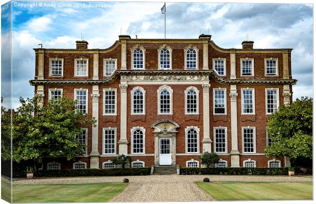 18th Century Chicheley Hall Canvas Print by Andy Smith