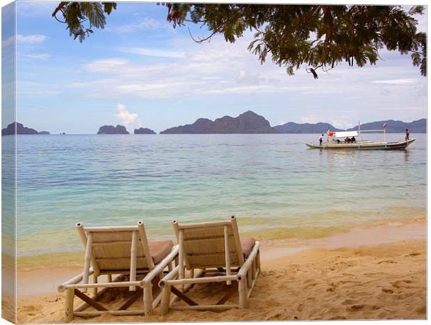  Palawan Island Philippines Canvas Print by Clive Eariss