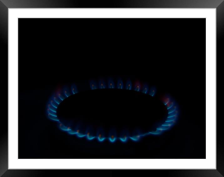 gas stove Framed Mounted Print by Leonardo Lokas
