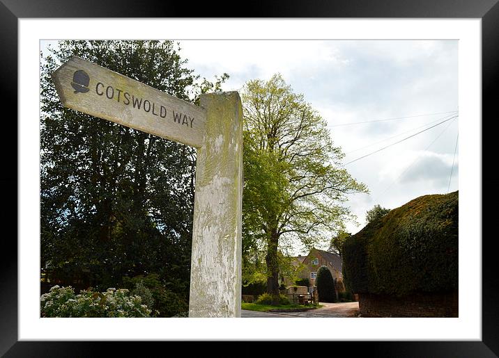  The Cotswold Way Framed Mounted Print by WrightAngle Photography
