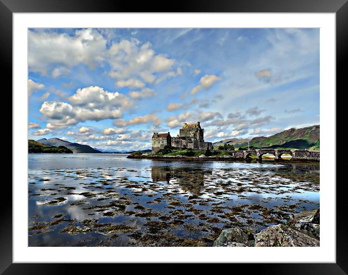 Majestic Eilean Donan Castle Framed Mounted Print by Andy Smith