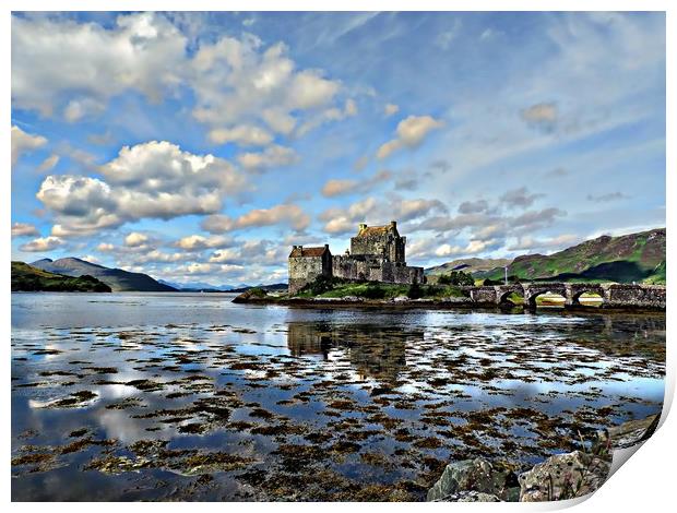 Majestic Eilean Donan Castle Print by Andy Smith