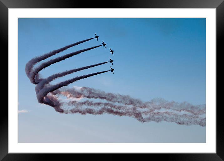 Enid Section Red Arrows Framed Mounted Print by J Biggadike