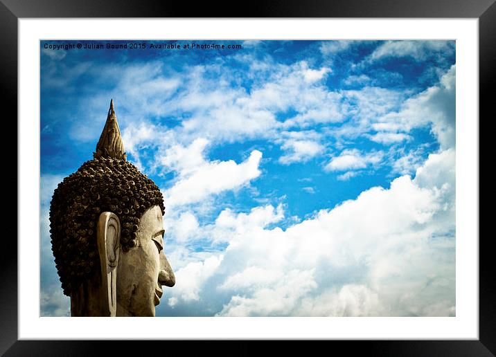   Buddha of Ayutthaya, Thailand Framed Mounted Print by Julian Bound