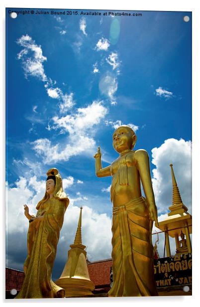  Buddha of Koa Samui, Thailand Acrylic by Julian Bound