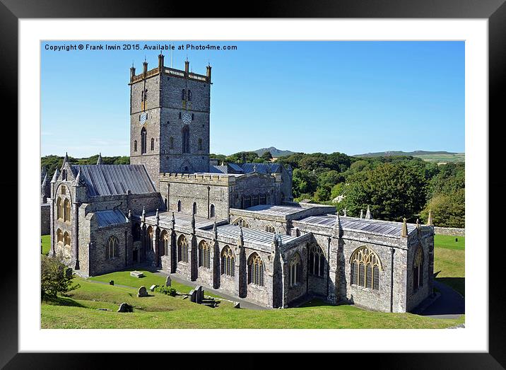  St Davids Cathedral Framed Mounted Print by Frank Irwin