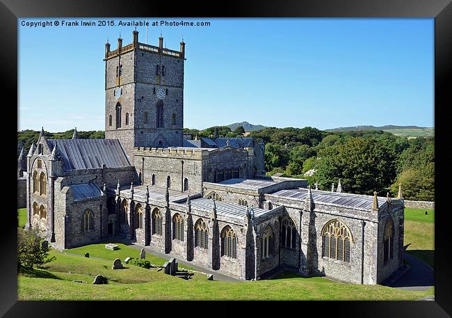  St Davids Cathedral Framed Print by Frank Irwin