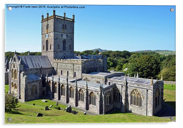  St Davids Cathedral Acrylic by Frank Irwin