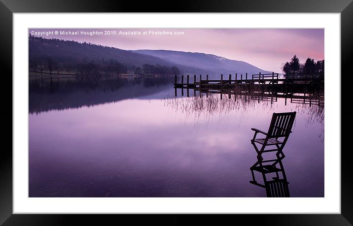  Seat of Quiet Contemplation Framed Mounted Print by Michael Houghton