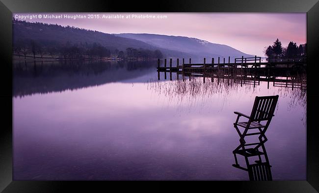  Seat of Quiet Contemplation Framed Print by Michael Houghton