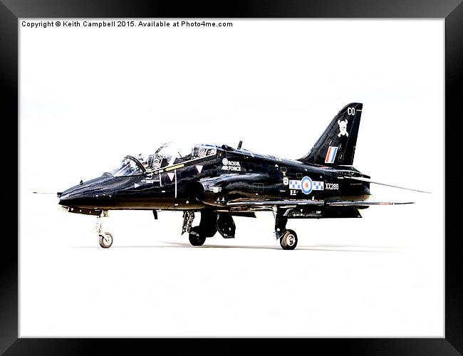  RAF 100 Squadron Hawk T.Mk1 Framed Print by Keith Campbell