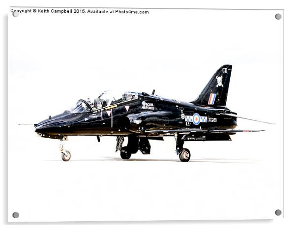  RAF 100 Squadron Hawk T.Mk1 Acrylic by Keith Campbell