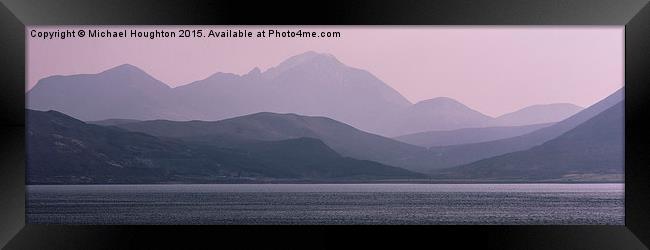 Across the Sound of Raasay Framed Print by Michael Houghton