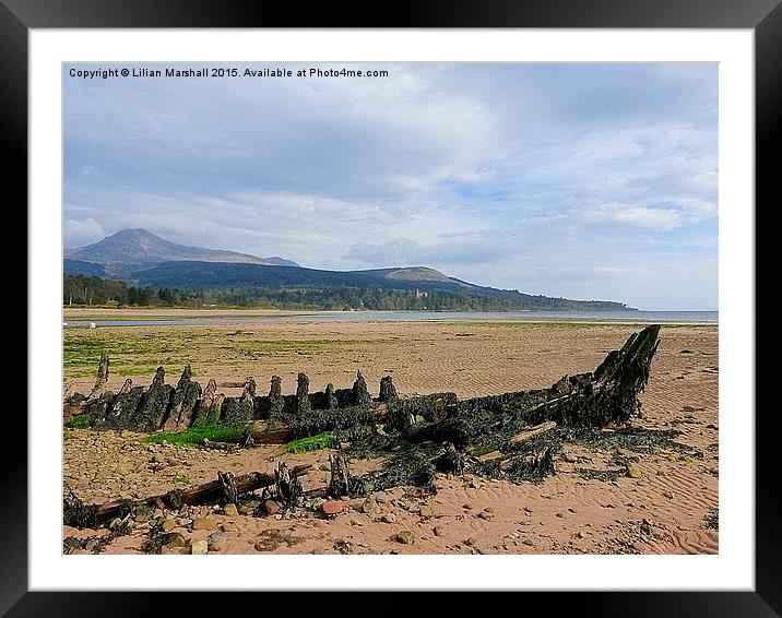  Brodick Bay Framed Mounted Print by Lilian Marshall