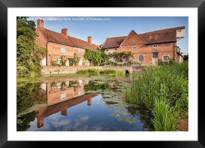  Flatford Mill Framed Mounted Print by Colin & Linda McKie