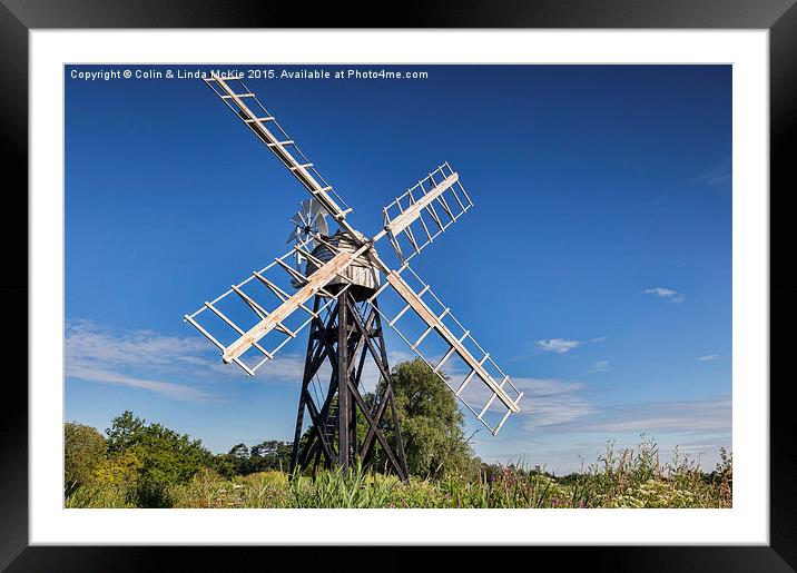 Boardman's Mill 1 Framed Mounted Print by Colin & Linda McKie