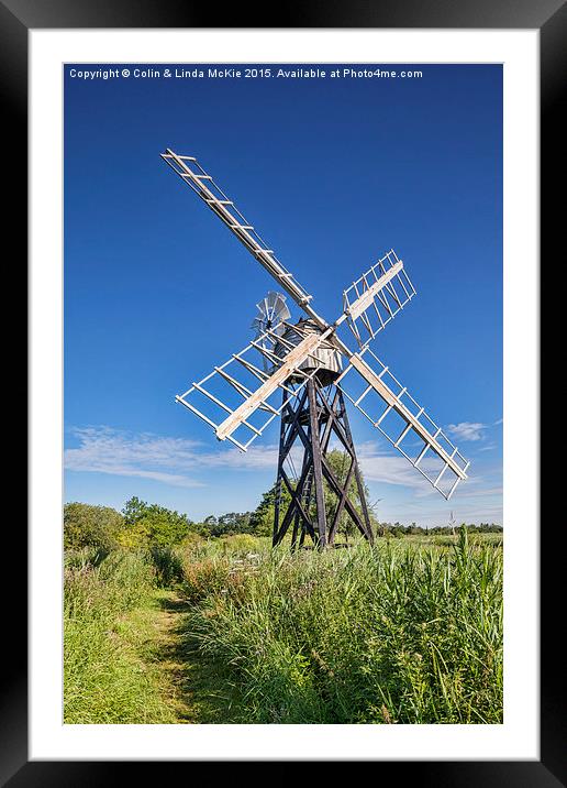 Boardman's Mill 2 Framed Mounted Print by Colin & Linda McKie