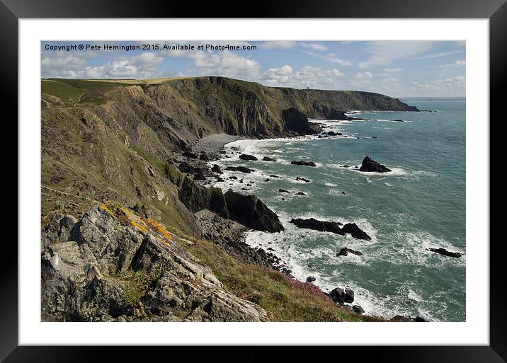  Higher to Lower Sharpnose point Framed Mounted Print by Pete Hemington