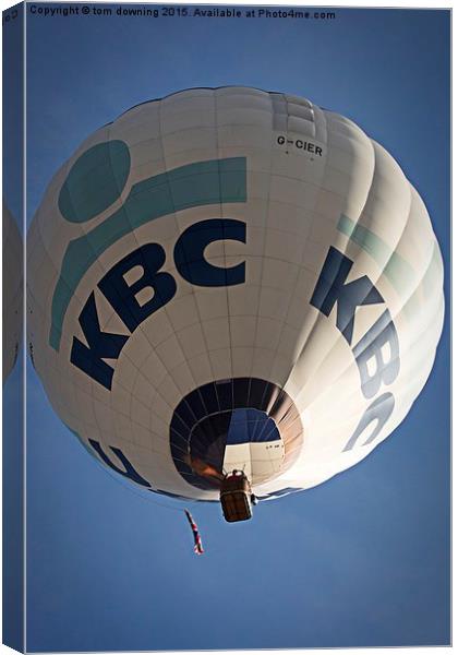  KBC Balloon Canvas Print by tom downing
