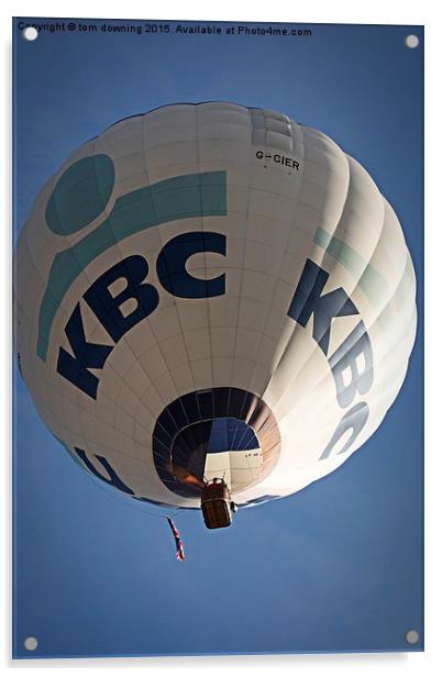  KBC Balloon Acrylic by tom downing