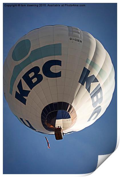  KBC Balloon Print by tom downing