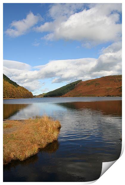 Welsh Reservoir Print by Will Murphy