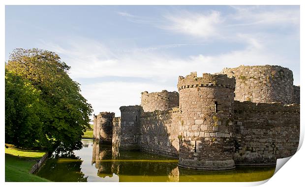  Beaumaris Castle, Anglesey Print by Andy Heap