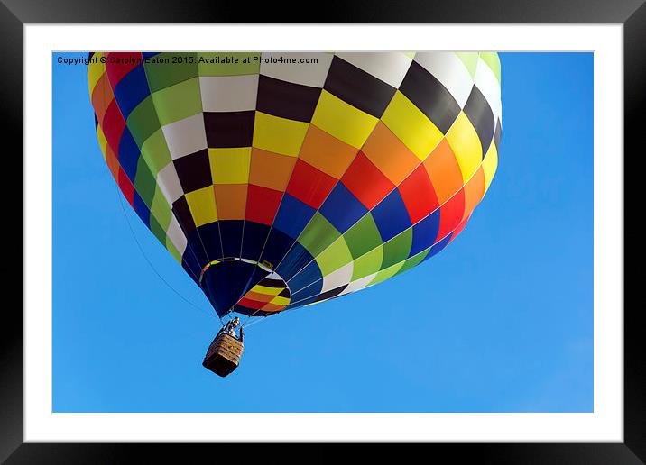  Up, Up and Away Framed Mounted Print by Carolyn Eaton