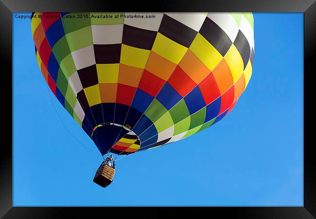  Up, Up and Away Framed Print by Carolyn Eaton